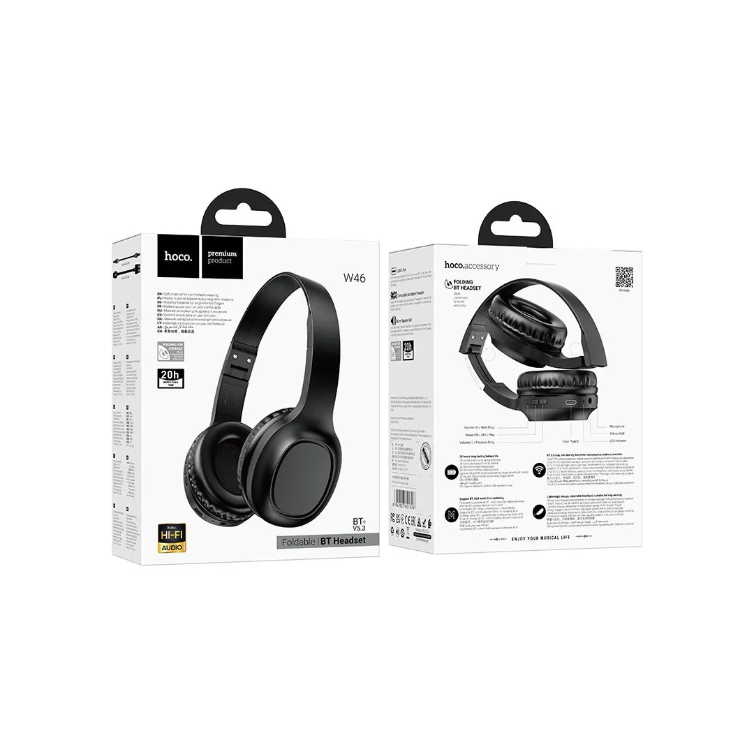 هدفون - هدست بلوتوثی هوکو Hoco مدل W46